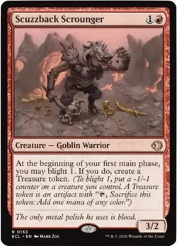 Scuzzback Scrounger 153 MTG NM - Lorwyn Eclipsed - Image 1