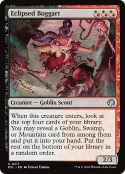 Eclipsed Boggart 217 MTG NM - Lorwyn Eclipsed - Image 1