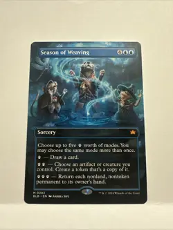 Season of Weaving (Borderless) Bloomburrow Regular - Image 1