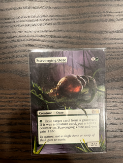 Scavenging Ooze (Extended Altered Art, Acrylic Paint) - Image 1