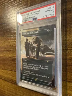 MTG✨BRING OUT YOUR DEAD! (Buried Alive) Brdless Art✨SLD X Monty Python PSA 10 - Image 4