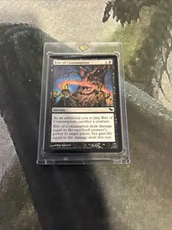 MTG Rite of Consumption - Shadowmoor (SHM) #76 Magic the Gathering - Image 4