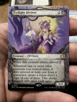 1x Twilight Diviner, Showcase Art, Lorwyn Eclipsed, Magic MTG NM - Image 1