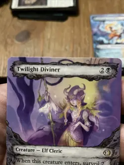 1x Twilight Diviner, Showcase Art, Lorwyn Eclipsed, Magic MTG NM - Image 2