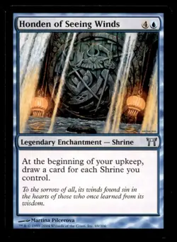 Honden of Seeing Winds LP Light Play Champions of Kamigawa MTG [9364] - Image 1