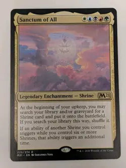 Sanctum of All Core Set 2021 - MTG RARE - Image 1