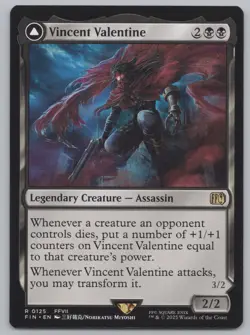 MTG Final Fantasy - Vincent Valentine #125 -i467 - Image 1