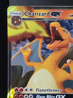 Pokemon Charizard GX 9/68 Hidden Fates Ultra Rare Full Art Holo Near Mint - Image 5