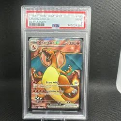 2023 POKEMON MEW EN-151 ULTRA RARE #183 CHARIZARD EX PSA 9 - Image 1