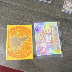 Pokemon Lillie Full Art Ultra Rare Holo Trainer Card SM Ultra Prism 151/156 - Image 5