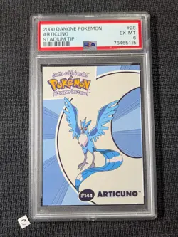 Articuno #28 - 2000 Danone Pokemon Series Graded PSA 6 Pop 4 - Image 1