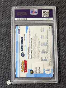 Articuno #28 - 2000 Danone Pokemon Series Graded PSA 6 Pop 4 - Image 2
