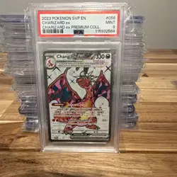 Pokemon TCG 2023 Charizard ex SVP 056 Premium Collection Holo English Mint PSA 9 - Image 1