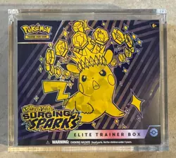 Pokemon TCG Surging Sparks Elite Trainer Box ETB Sealed w Hard Case - Image 1