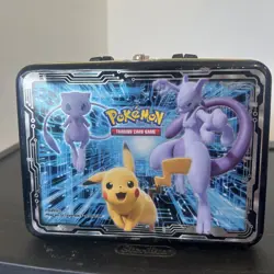 Pokemon Fall 2019 Collectors Chest Tin Lunchbox Armored Mewtwo Charizard - Image 1