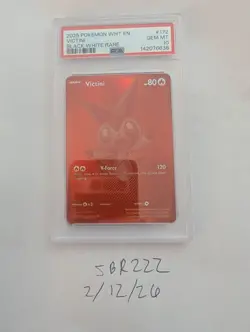 2025 Pokemon White Flare Victini #172/086 PSA 10 - Image 2