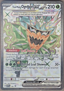 SVP 166 Teal Mask Ogerpon ex Pokemon Promo - Image 1