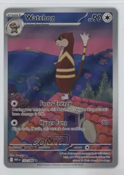 Watchog Illustration Rare Pokemon White Flare WHT #153 - Image 1