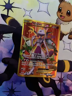 Pokemon TCG Mewtwo EX BREAKthrough 164/162 Holo Secret Rare 170HP Shatter Shot - Image 2