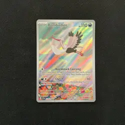 Bombirdier 219/198 Scarlet Violet Base Illustration Rare Pokemon TCG Near MintNM - Image 1