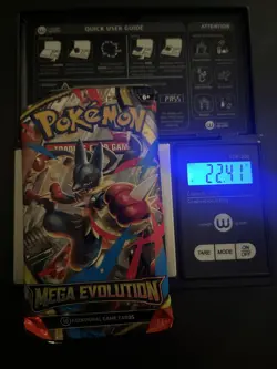 (HEAVY) 22.41g Pokemon TCG Mega Evolution Booster Pack (SEALED)✅ - Image 1