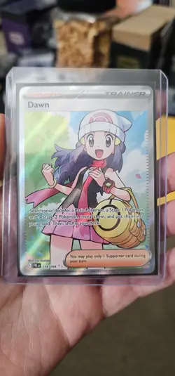 Dawn 118/094 Me02: Phantasmal Flames Holo Pokemon Full Art Trainer Rare - Image 1