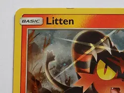 Litten Cosmos Holo SM08- Sun & Moon Promo Pokemon - Image 2
