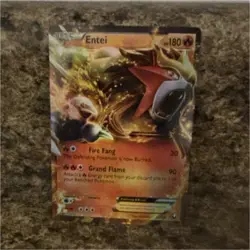 Pokemon Entei EX Full Art Holo Ultra Rare Dark Explorers 13/108 180HP Grand Fla… - Image 1