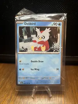Pokemon Delibird 046/193 Holiday Calendar Paldea Evolved Holo SEALED - Image 1