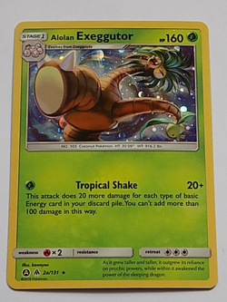 Alolan Exeggutor 2a/131 Cosmos Holo Forbidden Light Promo Pokemon - Image 1