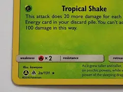 Alolan Exeggutor 2a/131 Cosmos Holo Forbidden Light Promo Pokemon - Image 4