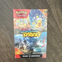 Pokemon Scarlet & Violet Surging Sparks Booster Bundle Box 6 Packs English 2024 - Image 1