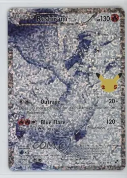 Reshiram (Black & White) Pokemon Celebrations Classic Collection #113/114 - Image 1