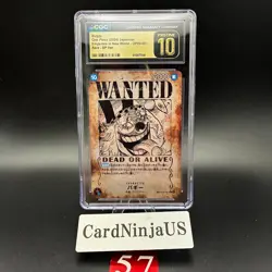 CGC PRISTINE 10 Buggy OP09-051 Wanted R-SPC Emperors in the New World ONE PIECE - Image 1