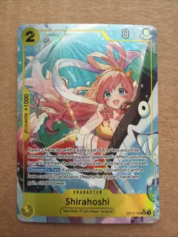 One Piece TCG English OP12-102 Shirahoshi Alt Art Parallel Legacy Of The Master - Image 1