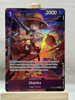 One Piece TCG Shanks (065) (Alternate Art) OP13-065 Carrying On His Will Foil - Image 1