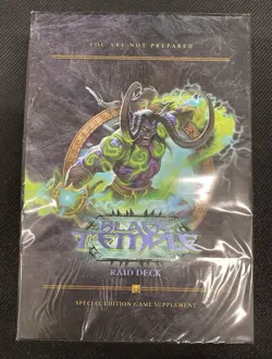 2008 UD WORLD OF WARCRAFT “BLACK TEMPLE” SEALED RAID DECK - Image 1