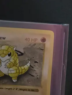 Sandshrew Pokemon Card 1st Edition Shadowless Base Set 62/102 M/Nm - Image 4
