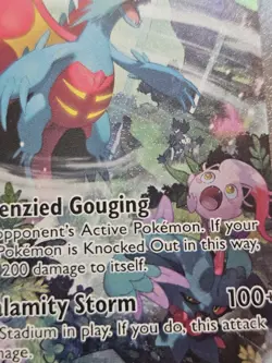 Pokemon TCG Paradox Rift Roaring Moon EX SIR Holo Card 251/182 - Image 4