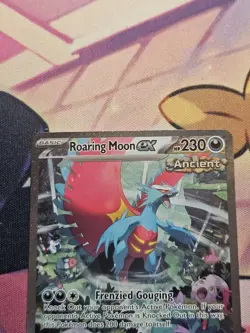 Pokemon TCG Paradox Rift Roaring Moon EX SIR Holo Card 251/182 - Image 5