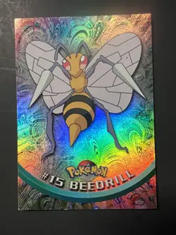 1999 Topps Pokemon Tv Rainbow Holo Trading Cards Blue Topps Logo Lot Of 10 - Image 2