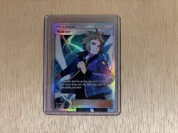 2018 Pokemon Trainer Volkner Full Art Ultra Prism Card 156/156 - Image 1