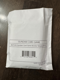 Gundam TCG Card Game BKIT-02 Booster Release Kit 02 English New Sealed - Image 1