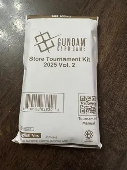 Bandai Gundam TCG Card Game Store Tournament Kit 2025 Vol 2 English New Sealed - Image 1