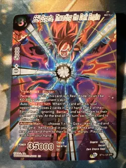 SS4 GOGETA THWARTING THE DARK EMPIRE, BT14-129 SPR, 2021 DRAGON BALL SUPER CARD - Image 1