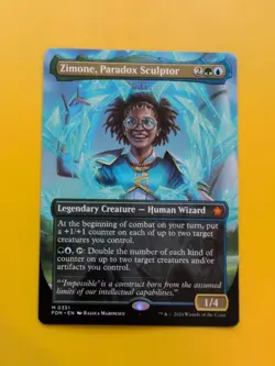 Zimone, Paradox Sculptor FDN Mythic Human Wizard MTG Card. - Image 1