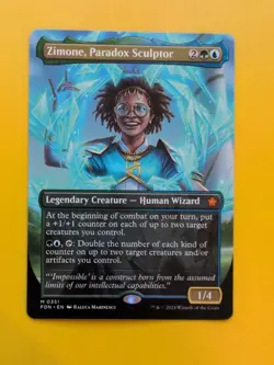 Zimone, Paradox Sculptor FDN Mythic Human Wizard MTG Card. - Image 2