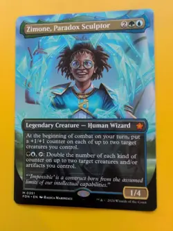 Zimone, Paradox Sculptor FDN Mythic Human Wizard MTG Card. - Image 3