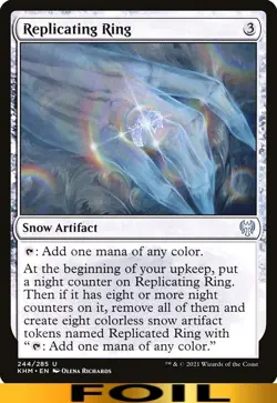 Replicating Ring ** FOIL ** #244 - Kaldheim - CUC NM MTG - Image 1