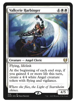 Magic The Gathering MTG - Kaldheim KHM 2021 - #374 Valkyrie Harbinger NM x4 - Image 2